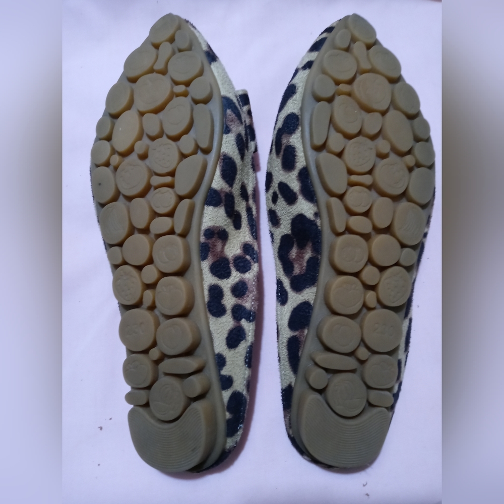 Taomengsi | Cheetah Print Mule Flats With Decorat… - image 4